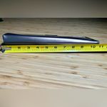 Calvin Klein Vintage 1990's Metallic Silver Clutch W/ Strap Photo 9