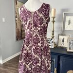 Charming Charlie Women’s Sleeveless Dress Size Small, Purple And Tan Colors Photo 1