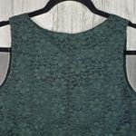 H&M  Deep Forest Green Lined Lace Sleeveless Scoop Neck Top Women's Size 8 Photo 9