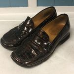 Hells‎ comfort by Romu’s brown Sioux 8170 croc print patent women’s size 37 Photo 2