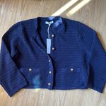 Reformation  Charlotte Cardigan Navy Photo 0
