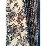 Lane Bryant  Long open front kimono Navy white floral one size Boho Chic Photo 2