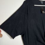 Torrid NWT Solid Black Wrap Short Elbow Wide Sleeve Top Photo 1