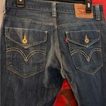 Levi's Levi’s 514 Women’s 31x30 Blue Jeans Cargo Stitching Pockets Low Rise Photo 2