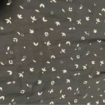 Free People  Womens Sleeveless Tie Neck Bow Tank Blouse Black Floral Size Medium Photo 9