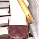 Gucci PLUS Tumbled Wine Leather Crossbody Tote Messenger Bag Vintage Near Mint Photo 11
