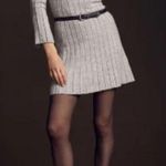 Anthropologie Long-Sleeve A-Line Sweater Mini Dress Photo 1