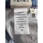 Alice + Olivia Jeans Distressed Faded Denim Skirt Size 26 Knee Length Pencil Photo 9