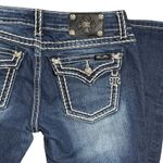 Miss Me Bootcut Jeans Flap Pockets Contrast Stitching Dark Wash 31 Photo 2