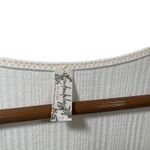 Free People  Bodysuit Ribbed Knit Square Neck Long‎ Sleeve Top Large Photo 2