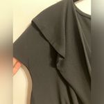 Apt. 9  Faux-Wrap Sleeveless‎ Black and green Dress Womens size Petit XL Photo 4