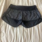 Lululemon Athletica Black and White speed Shorts size 2 limited edition Photo 5
