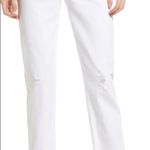 AG Adriano Goldschmied AG Jeans Ex-Boyfriend Slim Distressed White Slouchy Denim Women’s Size 31 Photo 3