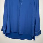 White House | Black Market Blue Blouse Size 8 Photo 9
