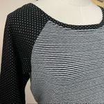 Betsey Johnson Cropped Stripe Polka Dot Top S Photo 2