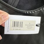 We Wore What Muscle Tank Mini Dress Womens Large Vegan Leather Sleeveless Modern Photo 5