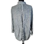 Chico's Chico’s Eclectic Linen Button Down Embroidered Mesh Shirt 3 XL Women 570226314. Photo 1