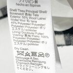 J. CREW Factory Wool Blend Black White Buffalo Check One Button Blazer, Size 6 Photo 3