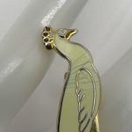 Peacock enamel pin Photo 2