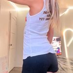 Hooters y2k owl santa monica california graphic ribbed tank top Photo 6