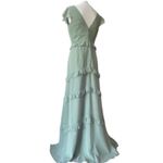 Revelry Formal Dress 8 Amelia Green Sage Bridesmaid Gown Prom Long Boho Fairy Photo 9