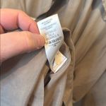 Juicy Couture Taupe Silk Ruffle-Trimmed Shorts Romper Photo 3