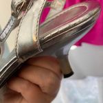 Silver Slipper Silver Beaded sandals #glamour  8.5 Photo 4