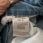 1511 Inc Frayed Paperbag Denim Skirt Blue Size 6 Photo 4