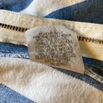 Vintage Chic Blue and White Striped Denim High Rise Shorts 1980s Waist 29 Inches Photo 15