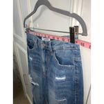 KanCan Women's High Rise‎ Distressed Straight Leg Jeans Size 3/25 Blue Photo 6