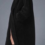Alo Yoga  Sherpa Oversized Classic Trench Coat Black Teddy Coat Size XS Photo 0