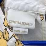 Cynthia Rowley  Floral Print Linen Dress M Photo 2