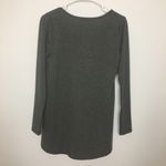 LuLaRoe Lynnae Solid Gray Long Sleeve Shirt Small Photo 5
