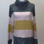 Olivia Sky  colorblock winter turtleneck sweater Photo 0