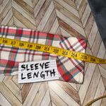 The North Face Womens M Plaid Long Sleeve Button Up Shirt Cream Red Outdoor Photo 10