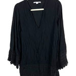 O'Neill O’Neill black‎ tunic crochet trim Photo 0