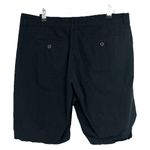 Lee MEDIUM Women's Natural Fit Black Khaki Bermuda Shorts Photo 1