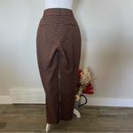 Betabrand  Brown Plaid Dress Yoga Pants Photo 4