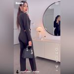 ZARA CUT-OUT BLAZER SUIT JUMPSUIT W/ SIDE BUCKLE BLACK SIZE L NEW Photo 2