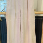 Vintage Havana  Cream Wide Leg Cotton Gauze Pants Eyelet Back Pockets Sz S 💚🍄 Photo 0