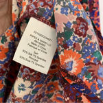Veronica Beard  Silk Chilton Floral Tie Back Blouse Berry Multi Size 2 NWT Photo 12