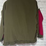 Vintage 2 Piece Windbreaker Material Cardigan Set XL Green Photo 13