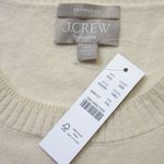 J.Crew NWT Cashmere Shrunken Crewneck Sweater in Heather Muslin Pullover XXL Photo 3