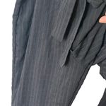 Lovers + Friends Irving Pants Black Paperbag Waist Crop Women's Size Medium New Photo 8