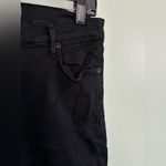 AGOLDE  jeans Black Skinny Distressed Denim Ragged Ankle Torn Knee Size 31 Grunge Photo 1