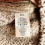 SKIMS  Desert Brown Teddy Sherpa Fleece Jogger Sweatpants Drawstring Waist Medium Photo 9