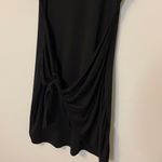 Lillusory Women's Tie Knot Dress Tank‎ Sleeveless Midi Party Flowy Black Medium Photo 3