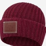 Love Your Melon Cuffed Burgundy Beanie  Photo 0