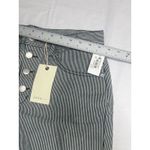 Joie $228  Womens White & Black Lines Pants Crop Skinny Fit Denim Pants Size 30 Photo 3