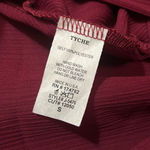 VICI  burgundy plunge v neck tie front blouse women’s size small Photo 8